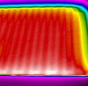 Thermal Image of Powerblanket's Even Heat Distribution