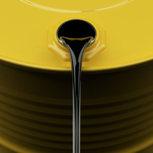 Oil Pouring From Barrel