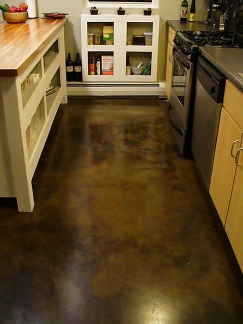 indoor concrete flooring