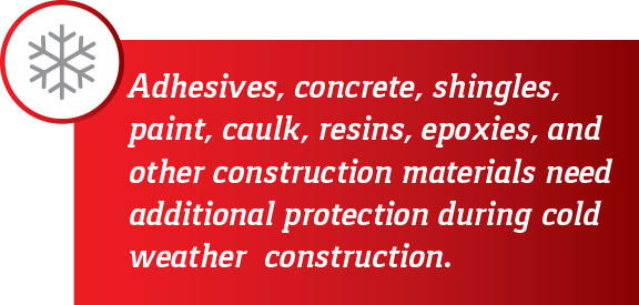 protect critical construction materials
