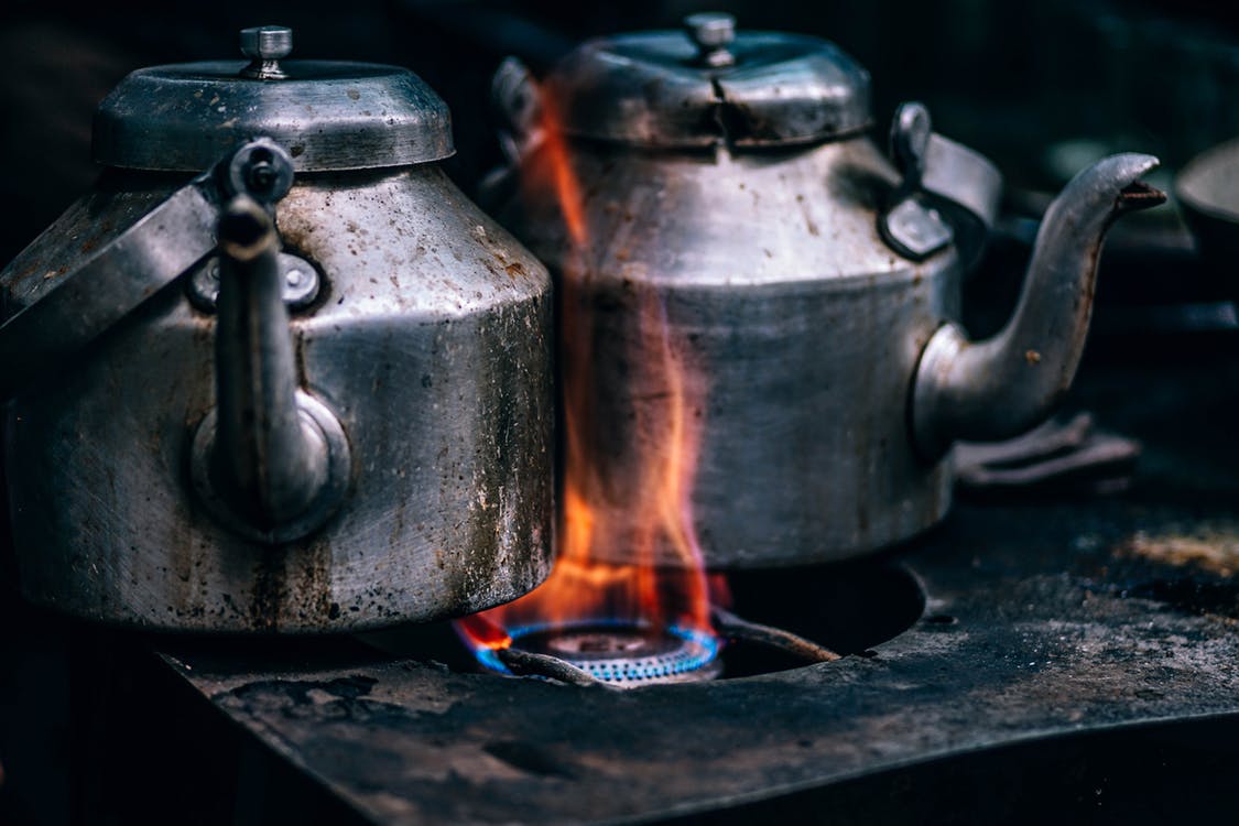 Tea Kettle on gas stove