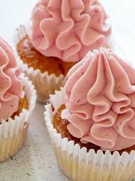 cupcakes with pink frosting