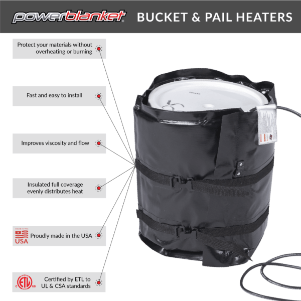 Bucket Heater Solutions Pail Warmers Powerblanket