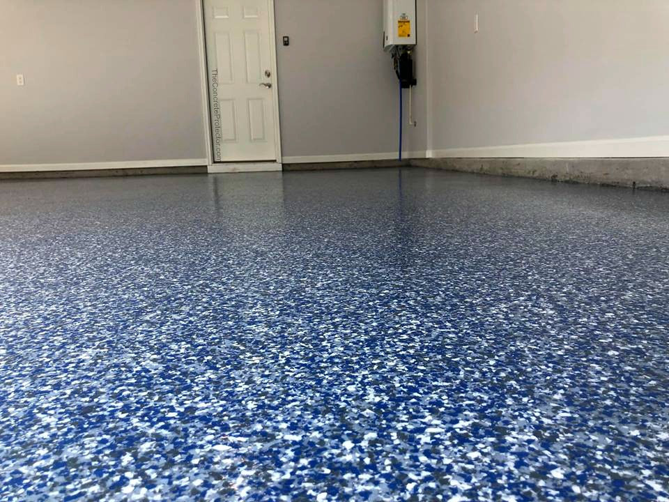 Epoxy resin used as a floor coating