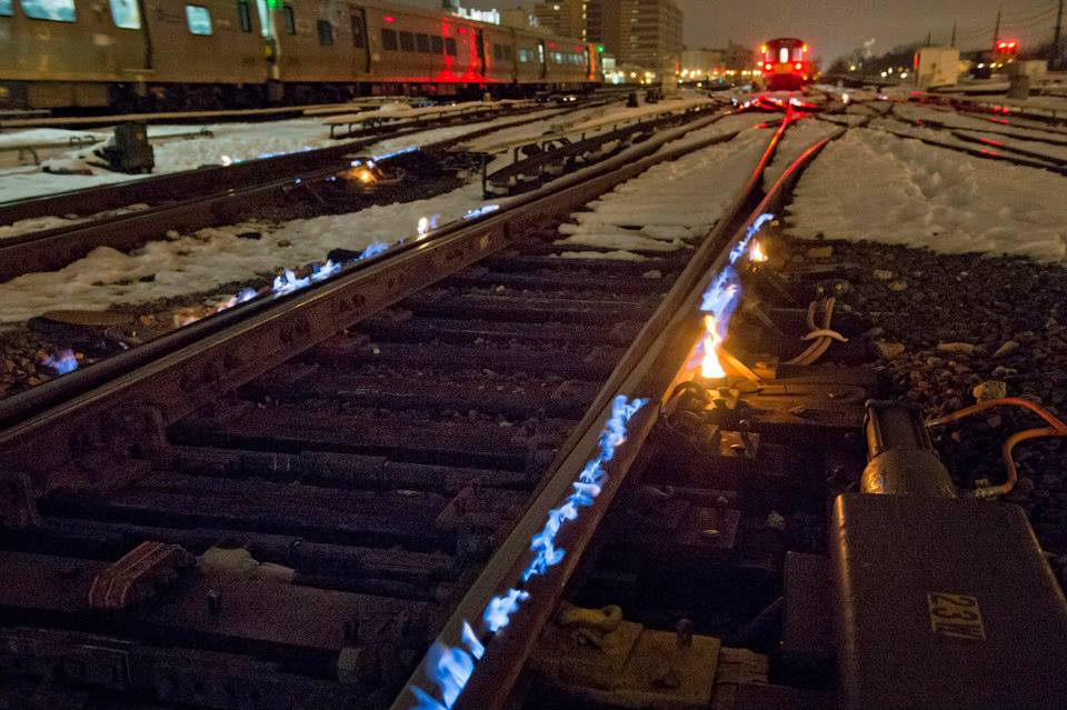 Tracks on Fire: Keeping Train Tracks Thawed