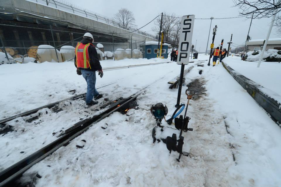 rail heating