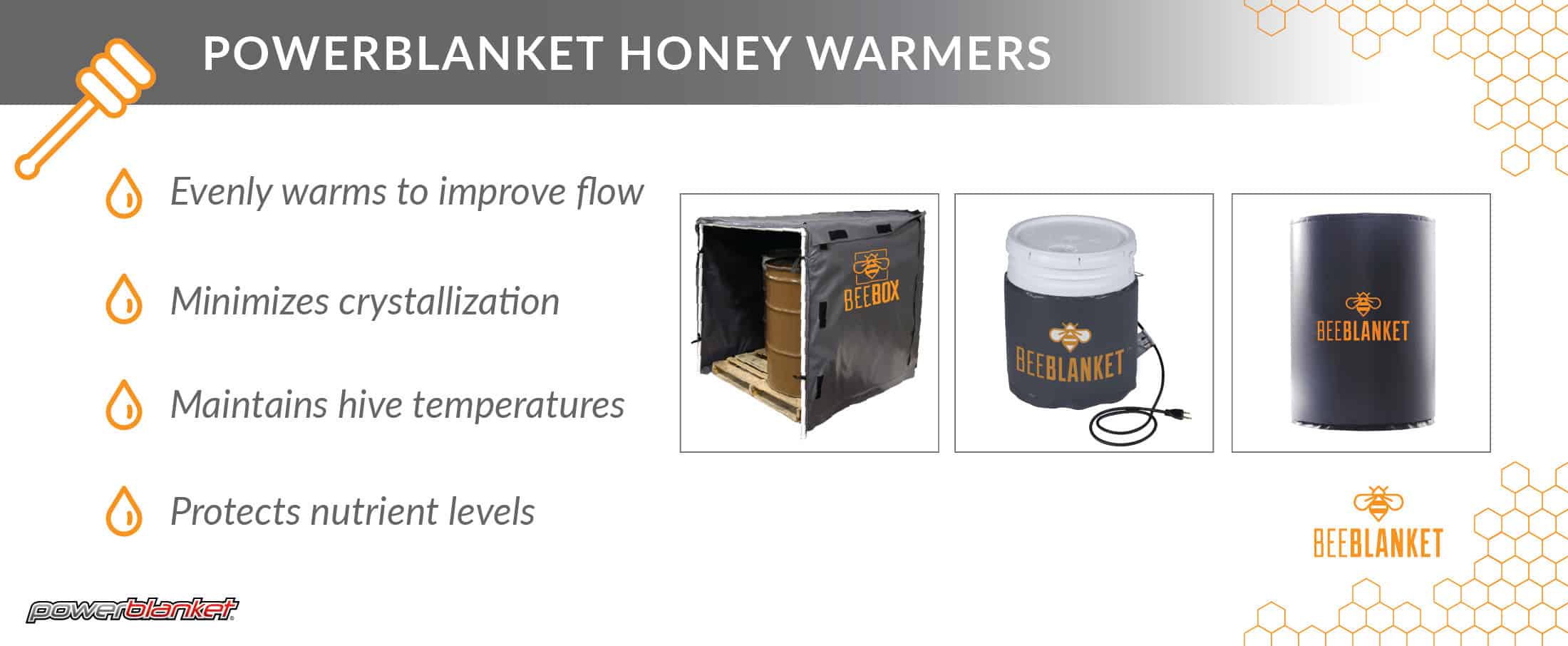 Powerblanket Bulk Honey Warmers