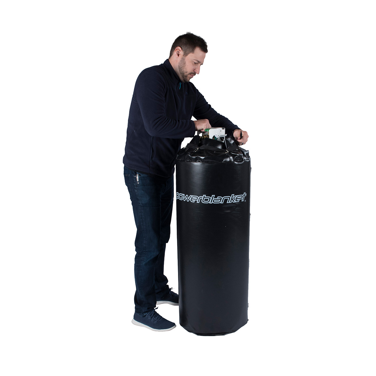 Propane Heater - Powerblanket Lite 500-Gallon GAS Cylinder Tank Heater, 100F